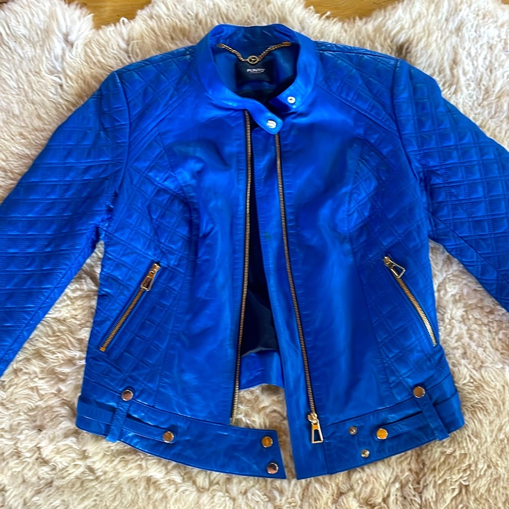 Punto authentic Italian leather jacket